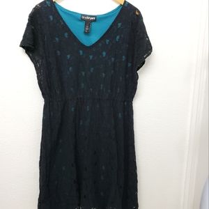 Lane Bryant Black Lace Mini Dress *copy*